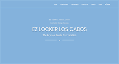 Desktop Screenshot of ezlockercabo.com